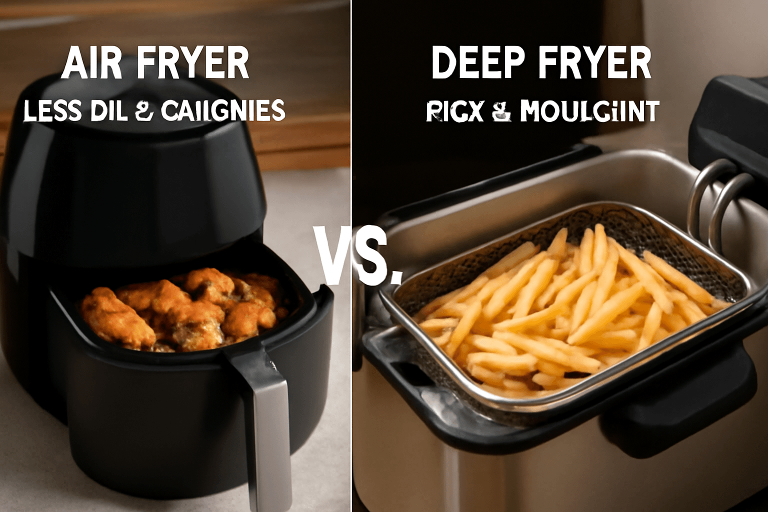 Air-fryer-vs-deep-fryer - Netizens Galaxy Air fryer vs deep fryer